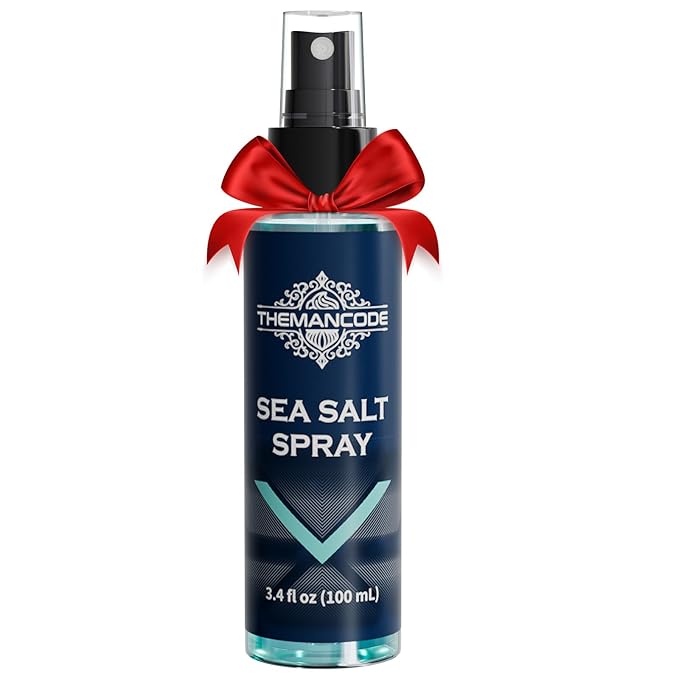 Sea Salt Spray for Men, Travel Essentials, Beach Vacation Essentials, Travel Size Beachy Hair Texturizing Hairspray, Surf Spray Adds Instant Volume, Men Gift Ideas, 3.4 Oz