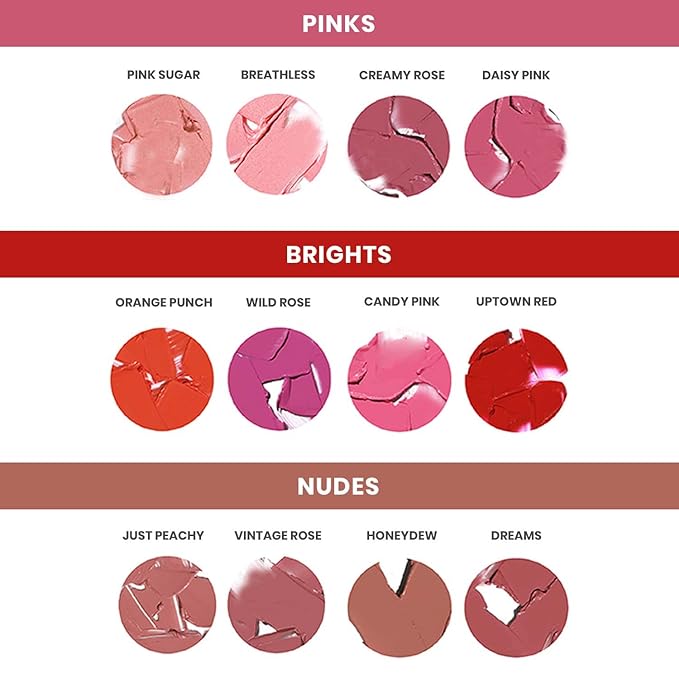 True + Luscious Super Moisture Lipstick – Clean, Vegan and Cruelty Free – Lasting Hydration for Dry Lips with a Sheer Finish – Creamy Rose
