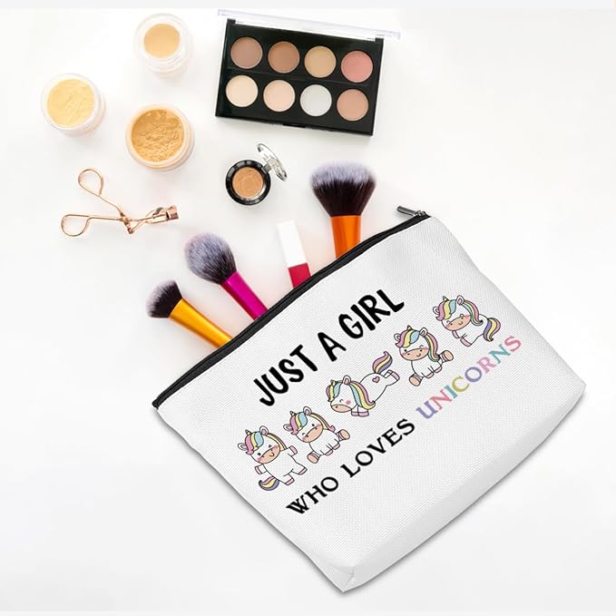 Unicorn Gifts Makeup Bag Stuff Unicorn Cosmetic Bag Toiletry Bag Zipper Pouch for Women Girls Female Sister Daughter Friend Lover Birthday Graduation Friendship