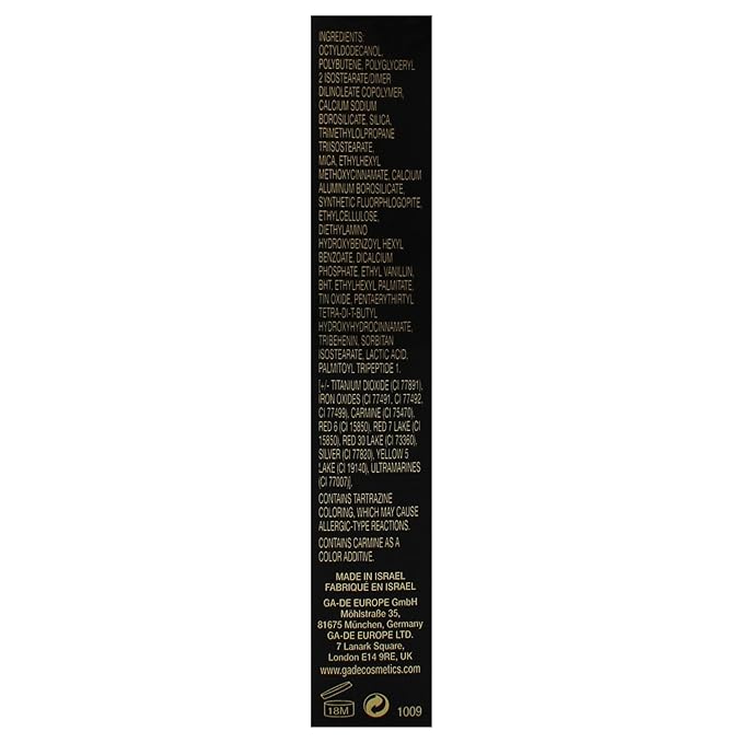 GA-DE Crystal Lights Lip Gloss, 512 - Enriched with Light-Reflecting Crystal Pearls - Smooth Silky, Rich Color - Moisturizes and Adds Shine - 0.2 oz