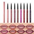 8Pcs Gel Lip Liner Pencil Set for Women, Matte Long Lasting LipLiner Lipstick 24 Hour, High Pigmented Lips Makeup Retractable Liners Waterproof Smudge Proof, Vegan & Cruelty-Free