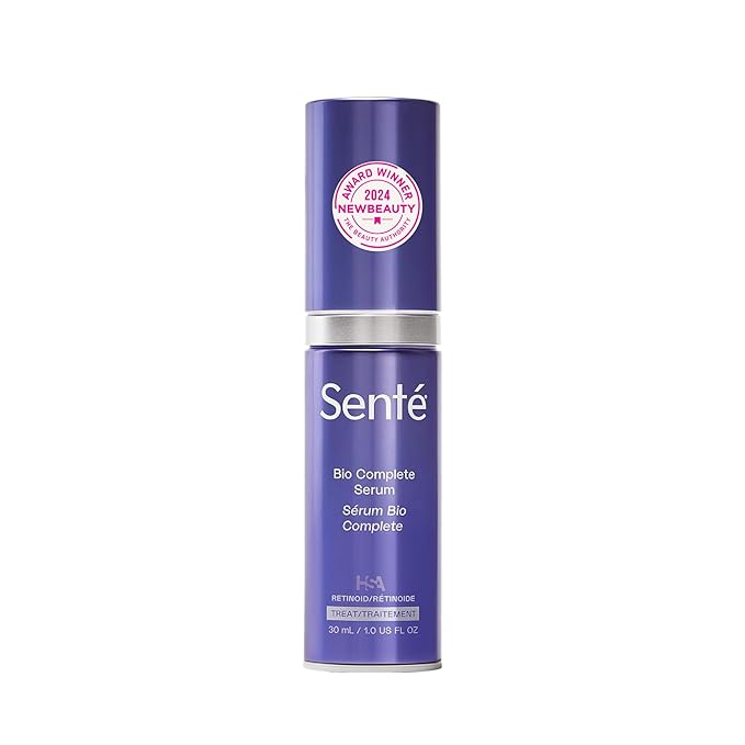 Senté Bio Complete Serum | Retinoid Serum for Sensitive Skin | Gentle, Nourishing & ﻿Hydrating | Combats Dull and Aging Skin | 1.0 Fl Oz