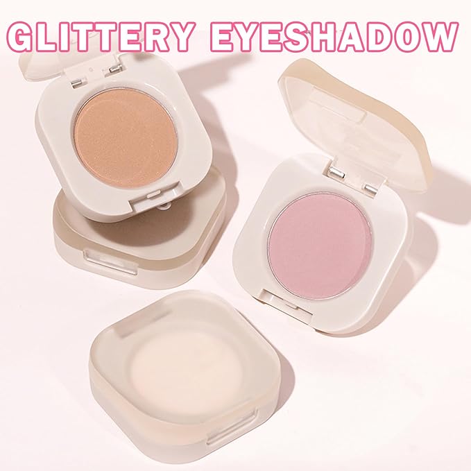 Single Eyeshadow Nude Eyeshadow Primers,Dusty Brown Eyeshadow,Ultra Fine Smooth Powder Long Lasting High Pigment Eyeshadow,Daily Korean Eyes Makeup (05 Cinnamon)