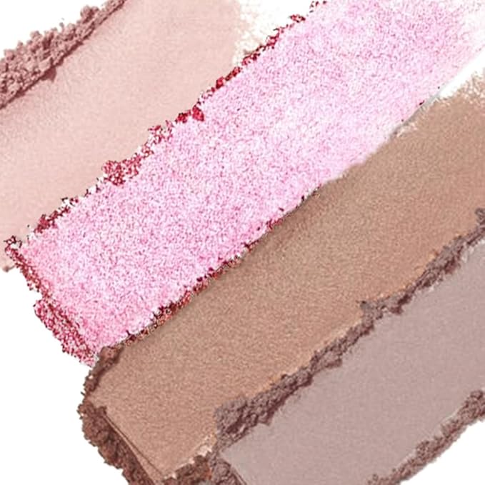 16Colors Light Beige Coral Brown Basics Matte Eyeshadow Palette,Eye Shadow Travel Makeup Palette all in one Long Lasting Waterproof,Great for Travel Gift Kit