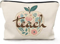 Teacher Makeup Bag - Cosmetic Bag for Women, Best Teacher Gifts for Christmas & Appreciation, Zipper Pouch