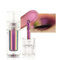 evpct Mermaid Purple Gold Duochrome Chameleon Liquid Eyeshadow, Multichrome Metallic Glitter Liquid Eye Shadow Makeup for Women, Waterproof Color Shifting High Pigment Holographic Iridescent Eyeshadow