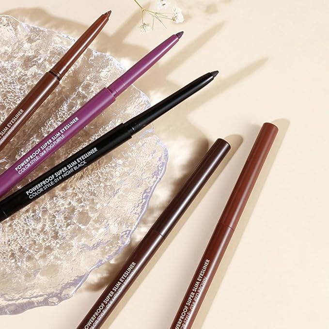 Kaely Gold Brown Gel Eyeliner Pencil, Smooth Eye Liner Waterproof Smudge Proof, Built in Sharpener, Long Lasting Eye Makeup, Vegan & Cruelty-Free, 05