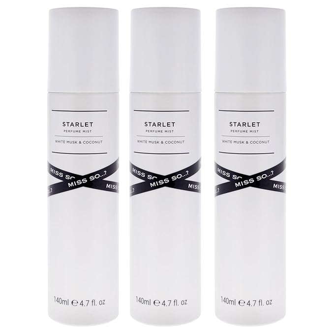 So...? Starlet Perfume Mist for Women - 4.7 oz Mist - Pack of 3