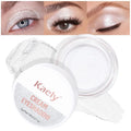 evpct Single Cream Eye Shadow Palette Pot Makeup for Older Women, Pearl White Sparkle Shimmer Glitter Metallic Monochrome Cream to Powder Eyeshadow Palette Eye Brightener, High Pigment Waterproof