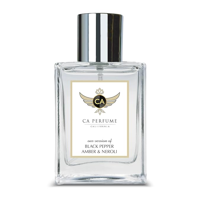 CA Perfume Impression of Black Pepper, Amber & Neroli for Women and Men Long Lasting Unisex Fragrance Eau De Parfum 1.7 Fl Oz 50ml