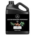 Naturevibe Botanicals Castor with Rosemary and Peppermint Oil 32 Ounces | 100% Pure and Natural | Great for Skin Care and Hair Care