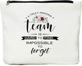 Team Gifts for Employees, Appreciation Gifts for Employees, Christmas Birthday Gifts for Coworker, Colleagues, Boss, Men, Women- Work Staff Members - Amazing Team is Hard to Find-Team Makeup Bag