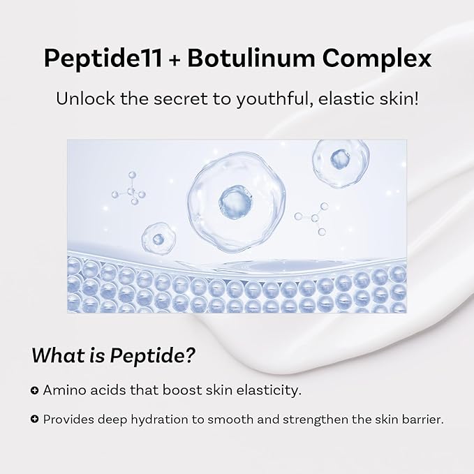 APOTHE Peptide 11 Botulinum Multi Recovery Ampoule 1.01 fl oz (30ml) – Intensive Care for Elasticity, Radiance, and Skin Barrier Strength with Ectoin & Botulinum Peptide