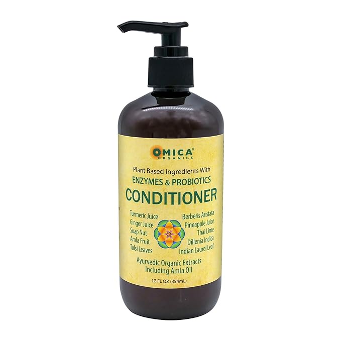 Omica Organics Plant Based Conditioner with Enzymes and Probiotics (12 fl oz)