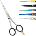 Hair Cutting Scissors-Professional Hairdressing Scissors for Women,Men,Hair Stylists,Salon,Barber- 6.5-Inch Stainless Steel Hair Scissors with Finger Rest (Classic Scissor Shinny Polish)