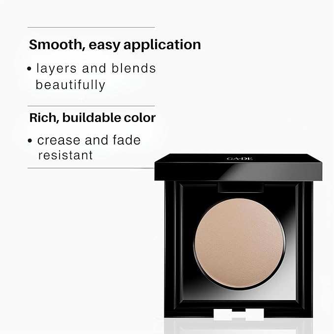 GA-DE Velveteen Metallic Eyeshadow Mono, 235 - Pearl Infused, Shimmer Eye Makeup - Silky-Soft, Densely Pigmented, Seamless Blend - 0.105 oz