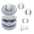 Hunnyfit Magnetic Lashes, Magnetic Eyelashes with Applicator, Magnetic Eyelashes Natural Look,Reusable Magnet Lashes No Glue Needed Soft Lashes Kit for Women Use(Natural+Simple+Fuller)