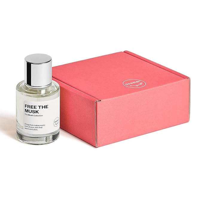 Dossier Free The Musk - Eau de Parfum for All - 50ml / 1.7oz - Clean Skin Musk Fragrance with Ambrette, Jasmine & Cedarwood - Genderless, Vegan, Long-Lasting Perfume