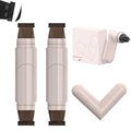 Foldable Eyeliner Stamp,Winged Eyeliner Stamp,Gel Eye liner Pencil Set for Perfect Wings,Smudge Proof & Waterpoof Eye Liner,Easy Eye Stencil Makeup Tool (2PCS-Brown)