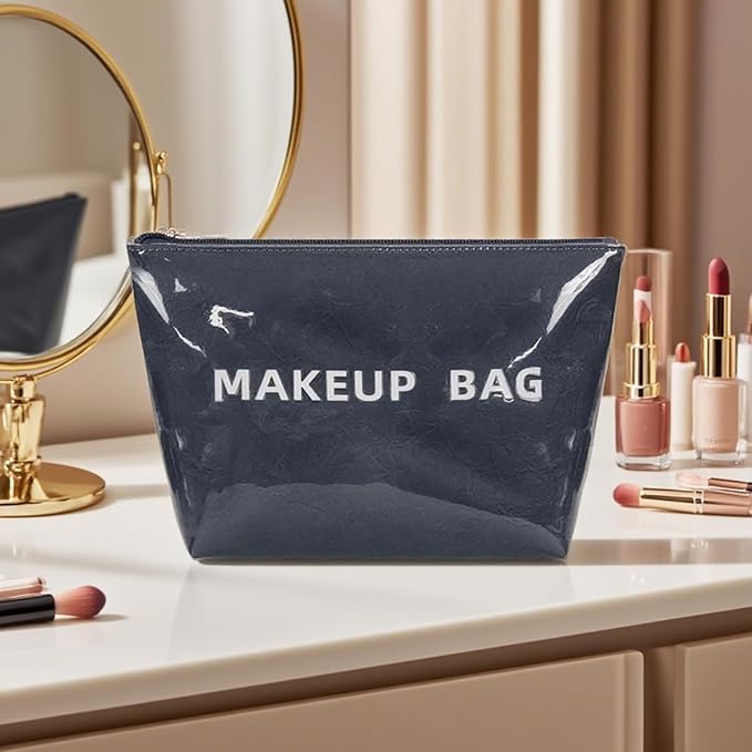 Makeup Bag for Women, Portable Waterproof Cute Cosmetic Bags, Skincare Makeup Case Pouch with Zipper for Daily Use, Travel