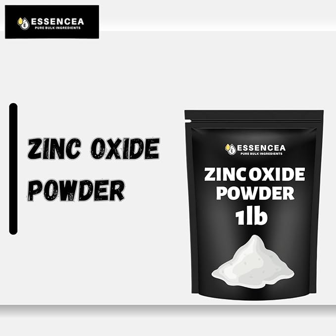 Zinc Oxide Powder 1lb - Body Cream Powder Pure Bulk Ingredients | Non Nano & Uncoated | Added to DIY Essentials Soaps Lotions | Pure & Versatile (16 Ounces) [Packaging may vary]