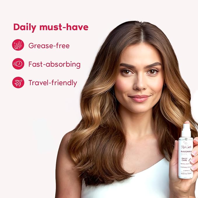 I Belli Capelli Ravenna Daily Care Kit - Aloe Vera Shampoo & Conditioner + Repair Oil – Sulfate & Paraben-Free, Deep Moisture, Breakage Reduction & Repairs Split Endsfor Dry, Damaged & All Hair Types