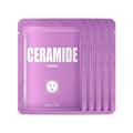 LAPCOS Ceramide Sheet Mask, Daily Moisturizing Face Mask, Hydrates & Plumps Skin, Korean Beauty Favorite 5-Pack
