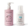 Dabble & Dollop Coconut + Vanilla Body Wash & Shampoo – 3-in-1 Natural Bubble Bath for Kids, No Parabens or Sulfates, Vegan, Gluten-Free, Tear-Free (2-Pack)