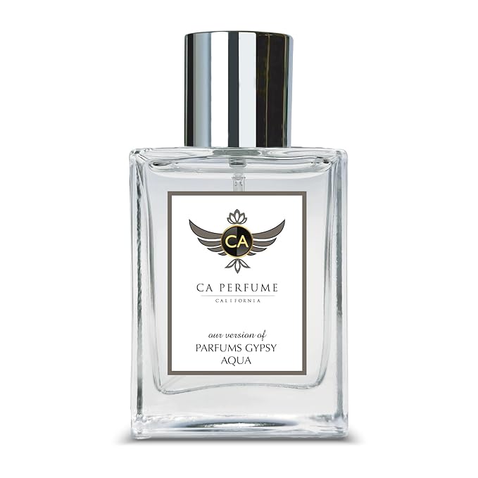 CA Perfume Club Impression of Parfums Gypsy Aqua For Women & Men Replica Version Fragrance Dupes Concentrated Long Lasting Eau de Parfum Spray Refillable Atomizer Bottle 1.7 Fl Oz/50ml