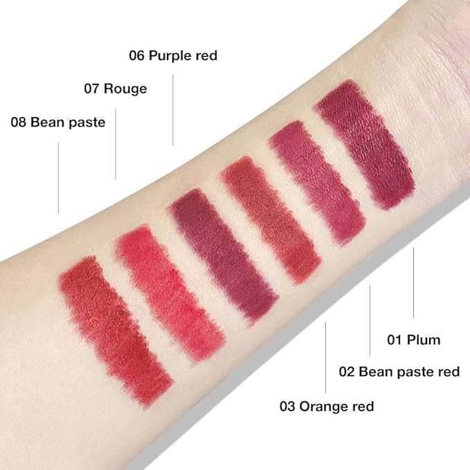 Retractable Lipliner Pencil Waterproof Makeup for Lip Liner and Eye Liner, Smooth and Creamy, Long Lasting Matte Finish, Vegan Beauty, Matte Velvet Pigmented Lip Liner(10#Purple Red, 1)