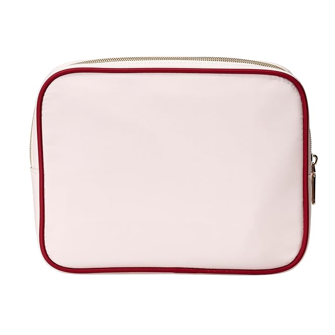 Conair Women's Double Zip Toiletry Travel Bag-Makeup Organizer-Gifts for Her, Pink, 1 Count (Pack of 12)