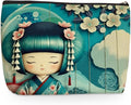 Japanese-style Doll Makeup Bag, Large Capacity Travel Makeup Case Cosmetic Bags for Women, Portable Pouch Purse Travel Essentials Toiletries Accessories, Christmas Birthday Gifts for Women