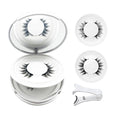 Hunnyfit Magnetic Lashes, Magnetic Eyelashes with Applicator, Magnetic Eyelashes Natural Look,Reusable Magnet Lashes No Glue Needed Soft Lashes Kit for Women(Natural+Simple)
