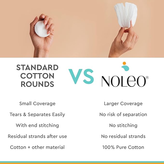 Cotton Rounds & Pads (240 Count (Pack of 3), Extra Large & Pressed)
