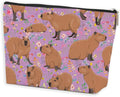 Azteoiz Cute Capybara Makeup Bag Capybara Gifts Cosmetic Bag Animal Lover Gifts for Women Girls Capybara Lovers Daughter Friends Bestie Capybara Stuff Graduation Birthday Gifts Travel Toiletry Bag