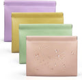 7.09″x5.51″ Small Pouches for Purse, 4PCS Cute Magnetic Mini Makeup Bag, Purse Organizers for Inside Large Storages, Organize Cosmetic, Lipstick, Jewelry,Coins in Women's Handbag