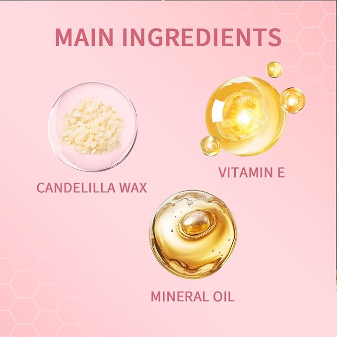 Honey Lipstick, Moisturizing Natural Lip Color, Hydrating Long Lasting Glossy Finish with Honey for Smooth Soft Lips, Smooth Application, Daily Wear (Pink)