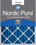 Nordic Pure 20x25x4 Pleated MERV 7 Air Filter 1 Pack by NordicPure