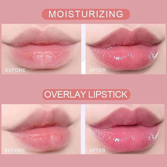 Girls Roll On Lip Gloss Set with Case, 6 Pcs Glossy Lip Make up for Kids and Teens Fruity Flavors, Kid Friendly, Party Gift, Best Friends (Pink-6)