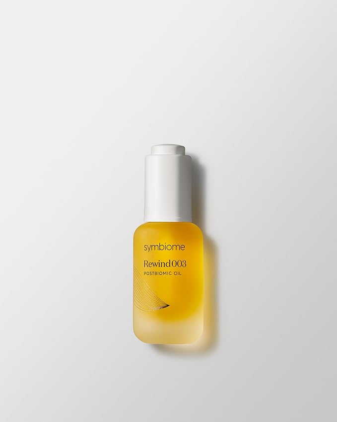 symbiome Rewind003 Age-Defying Face Oil, Stimulating and Rehydrating Skin Oil for the Face, Postbiomic Blend Face Oil Moisturizer, Vegan & Organic Face Oil, 30mL
