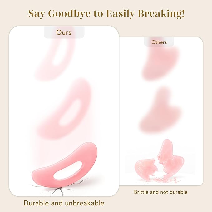 BAIMEI IcyMe Gua Sha Resin with Handle,Large Body Guasha Tool for Neck Back,Leg Massager Tool,Gua Sha Facial Massage Tools for Skin Care,Spa Gifts for Women