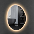 Inner Sand Smart Illuminated LED Bathroom Mirror, Wall Mounted Multifunction by RIFWOVE