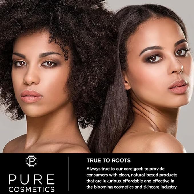 Pure Illumination Light-Up Lip Gloss with LED-Lit Applicator Brush + Side Mirror, Non-Sticky, Moisturizing Hydrating Lip Glosses with Lanolin, Jojoba Oil, & Vitamin E, Caribbean Coral
