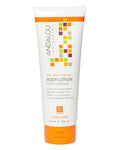 Andalou Naturals Vitalizing Body Lotion Mandarin Vanilla - Hydrating Daily Moisturizer to Nourish Dry Skin - With Shea Butter, Cocoa Butter, Rose Hip Oil, Argan Oil, & Aloe Vera - 8 fl oz