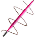 Brow Pencil - Fine Tip, Smooth & Creamy, Long Wearing, Water Resistant - Buildable Looks: Natural to Bold Eyebrows - Vegan & Cruelty Free Women's Beauty, Eyebrow Filler Makeup (Dark Brown)