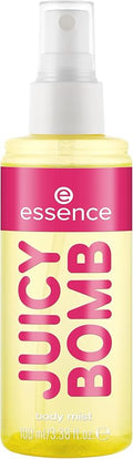 essence | Juicy Bomb Body Mist | Fresh Citrus Blend with Pineapple & Amber | Long-Lasting, Travel-Friendly & Vegan (04 | Zesty Citrus)