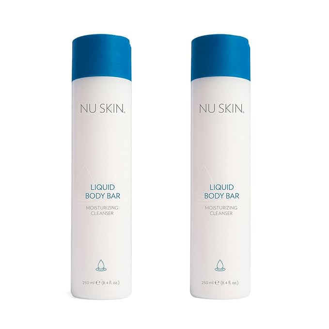 Nu Skin Liquid Body Bar | Moisturizing Cleanser for Soft, Refreshed Skin | Gentle Body Wash with Light, Invigorating Fragrance | 8.4 oz | 2 Pack