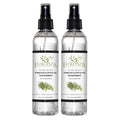 EuroSpa Aromatics Pure Eucalyptus Oil ShowerMist and Steam Room Spray, All-Natural Premium Aromatherapy Essential Oils - Tea Tree Infused, 8oz, 2 Pack