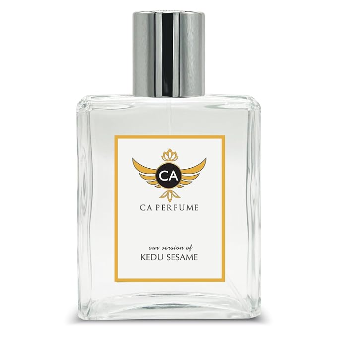 CA Perfume Impression of Kedu Sesame for Women and Men Eau De Parfum Chypre Floral Scent Long Lasting Unisex Fragrance Signature Scent for Day and Night Wear 3.4 Fl Oz 100ml