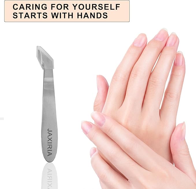 Mini Nail Cuticle Trimmer Kit Cuticle Nipper Cutter Nail Polish Pusher Cuticle Peeler Scraper Perfect for Hang nails - for Fingernails and Toenails(1 Pack)